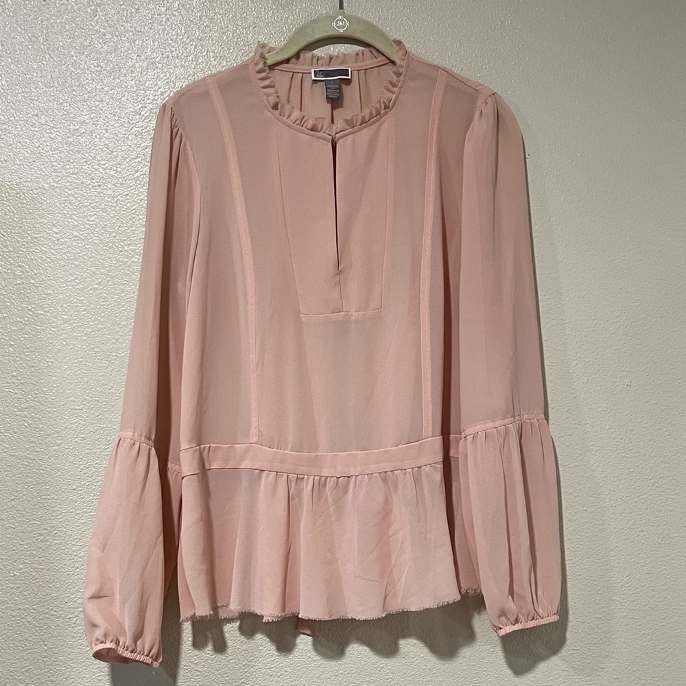 Chelsea28 Elegant Rose Pink Blouse - Picture 2 of 10